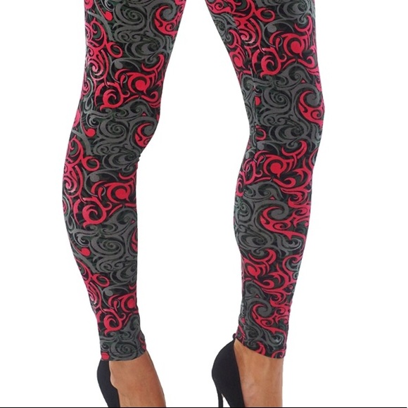 Printed casual soft leggings - Picture 2 of 4